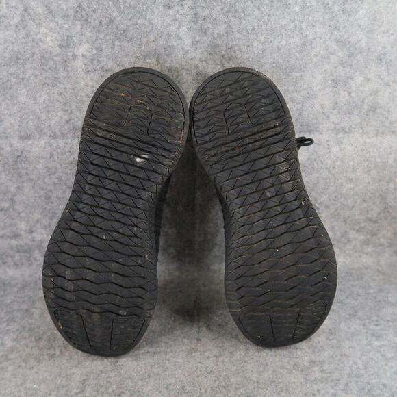 Shoes Mens 44 Athletic Trainers Running Active Knit Black Comfort Sneaker Sport - Picture 9 of 12